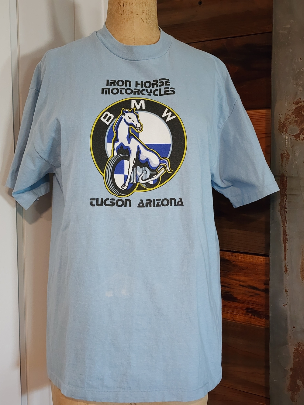 Vintage BMW Iron Horse Motorcycle T-shirt